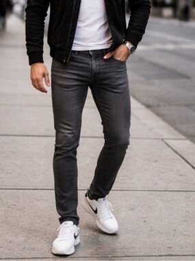 7 For All Mankind Slimmy Luxe Performance Jeans Men’s 30 Grey like new!